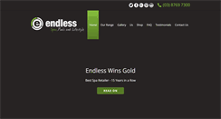 Desktop Screenshot of endlessspa.com.au